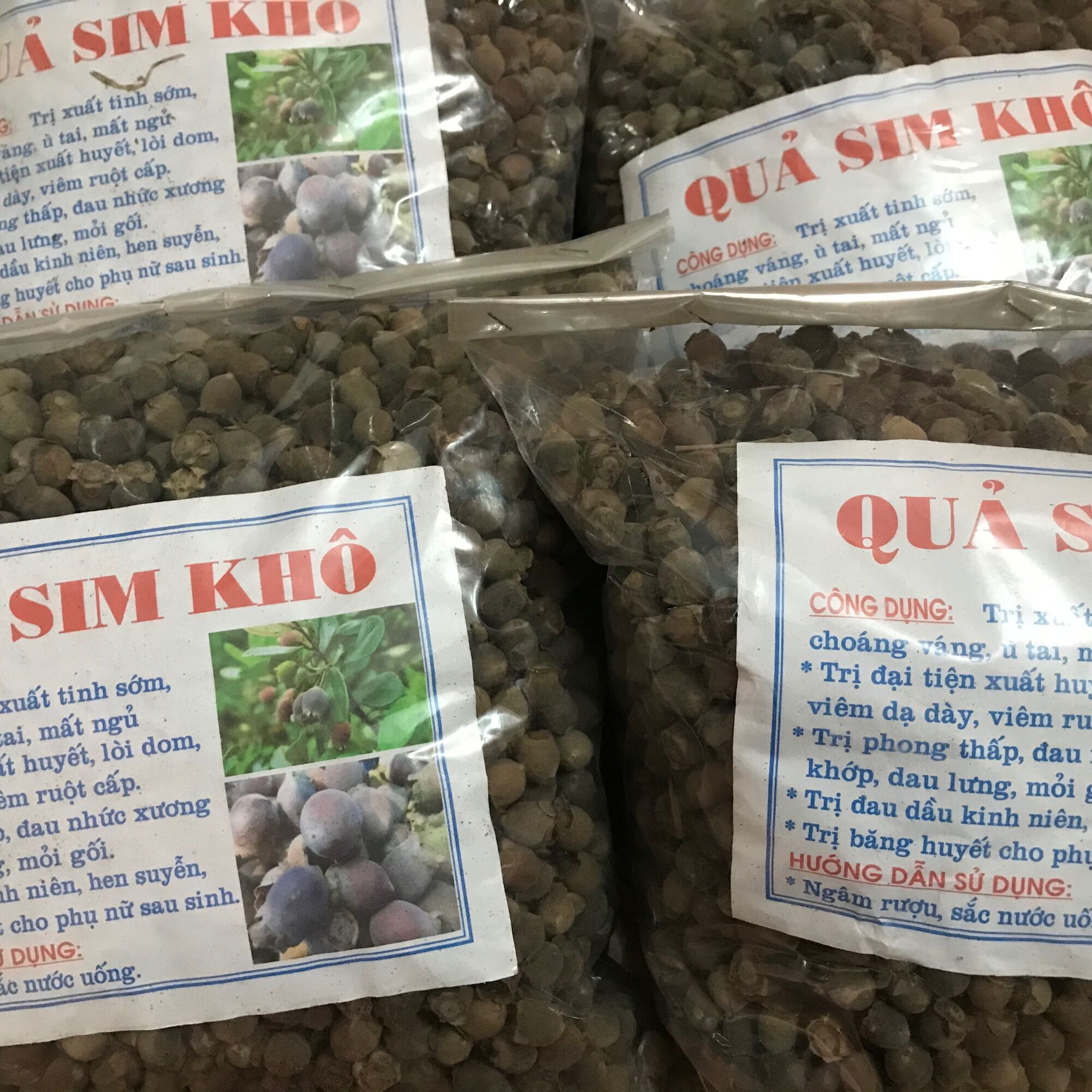 1 kg quả sim rừng Tây Bắc phơi khô