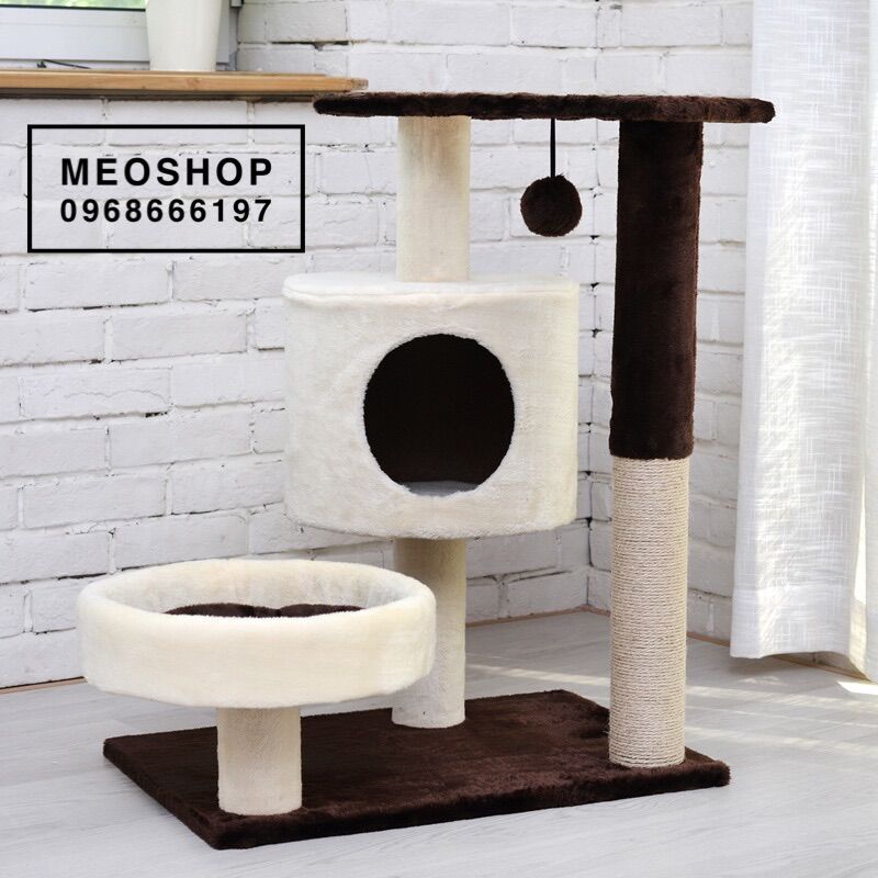 [ HÀNG XẢ KHO ] Cattree Nhà cây 3 tầng cho mèo 😻 FREESHIP 😻 Inbox Shop nếu muốn up size