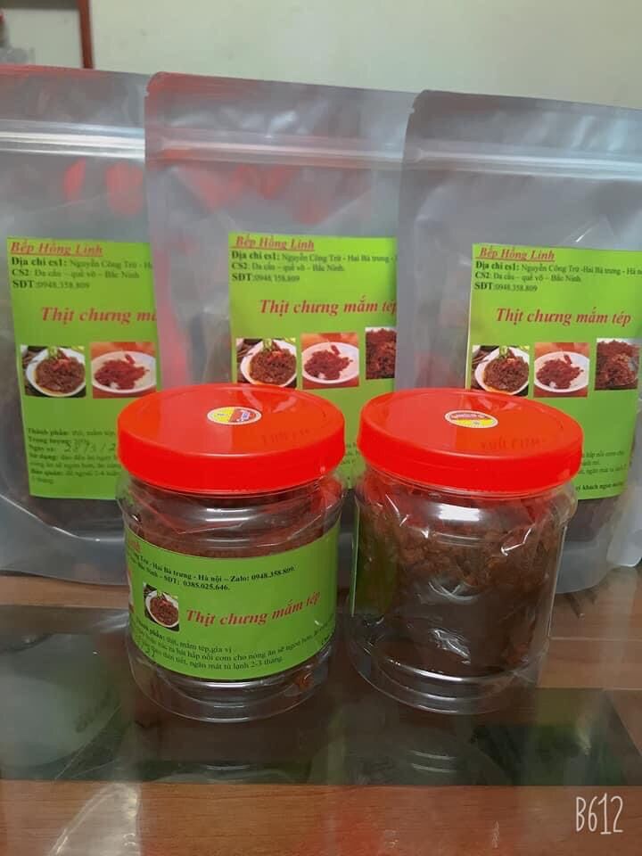 Mắm tép chưng thịt sẵn 1kg ăn ngay