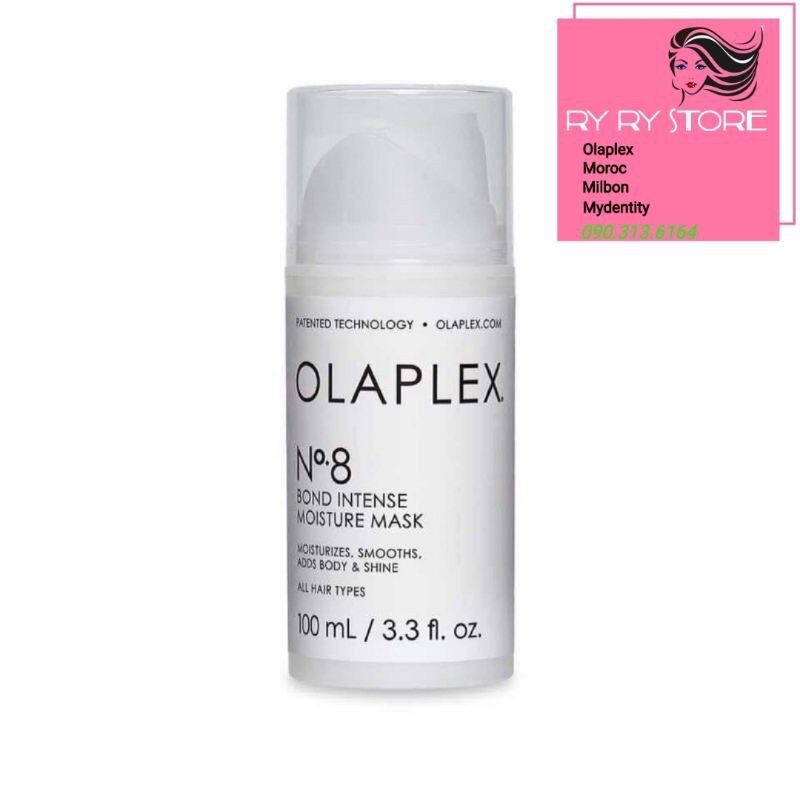 Olaplex No.8 Siêu phẩm 2021 Olaplex mặt nạ dưỡng tóc, cấp ẩm chuyên sâu cho tóc. Giúp tóc bóng, mềm mượt , tạo độ phồng cho tóc mỏng