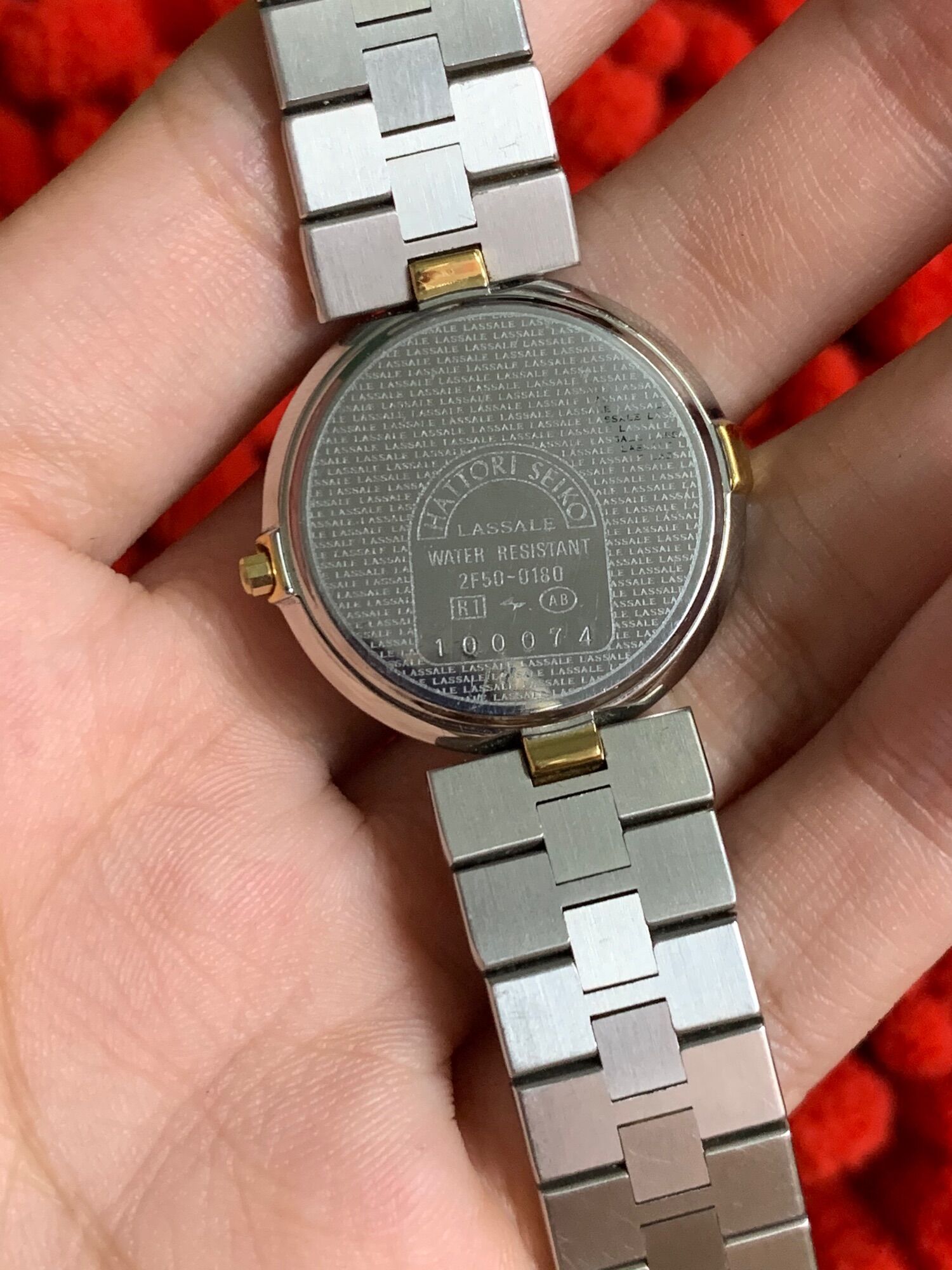 Đồng hồ nữ Seiko Lassale máy mỏng hàng si