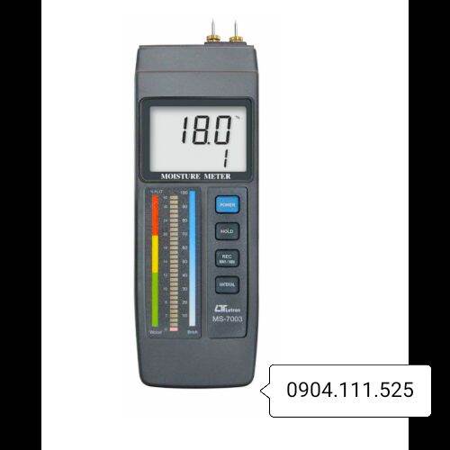 Máy đo ẩm gỗ, bê tông, giấy LUTRON MS-7003