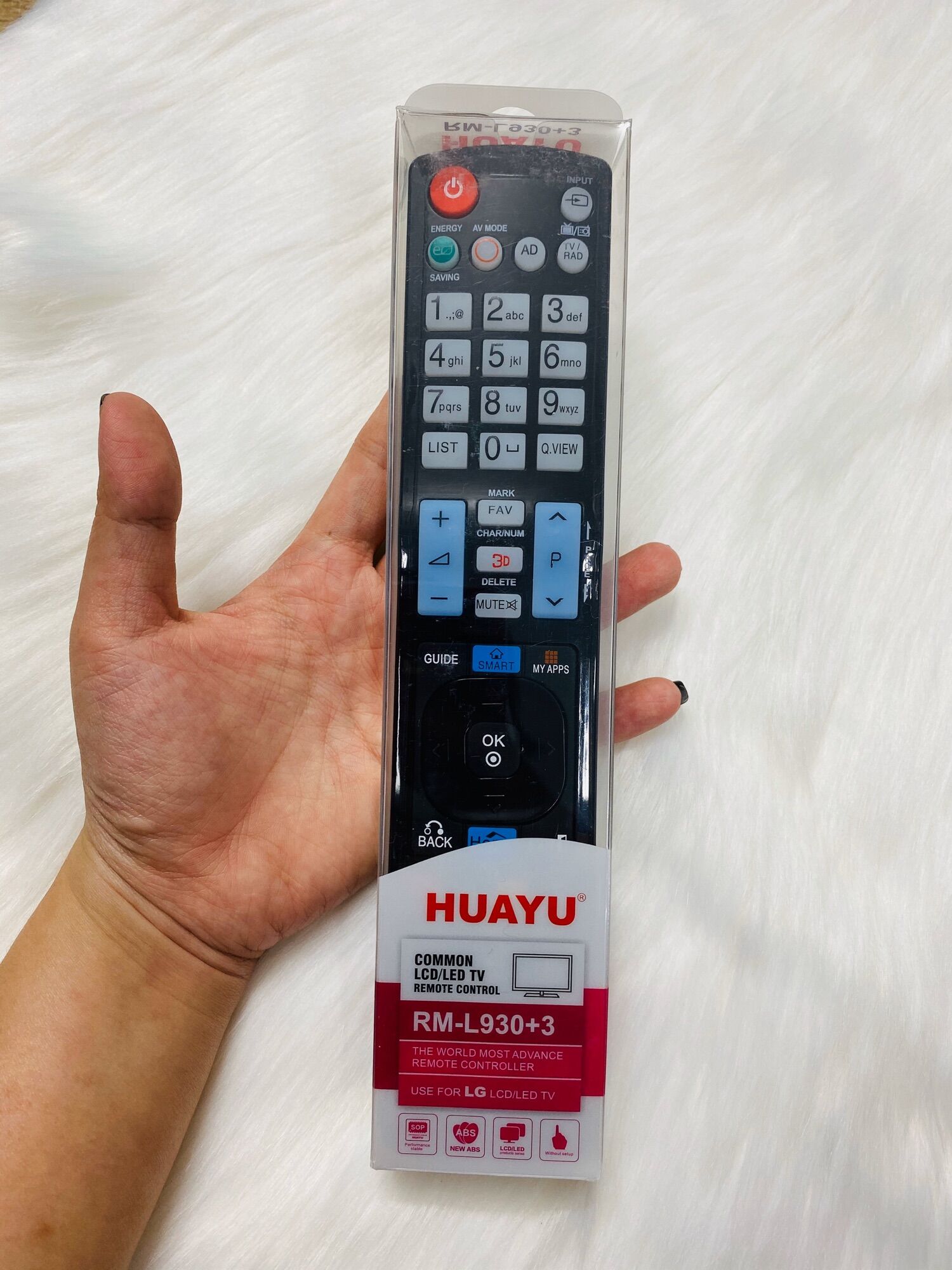 [HCM]REMOTE ĐIỀU KHIỂN TIVI LG SMART HUAYU RM-L930+2