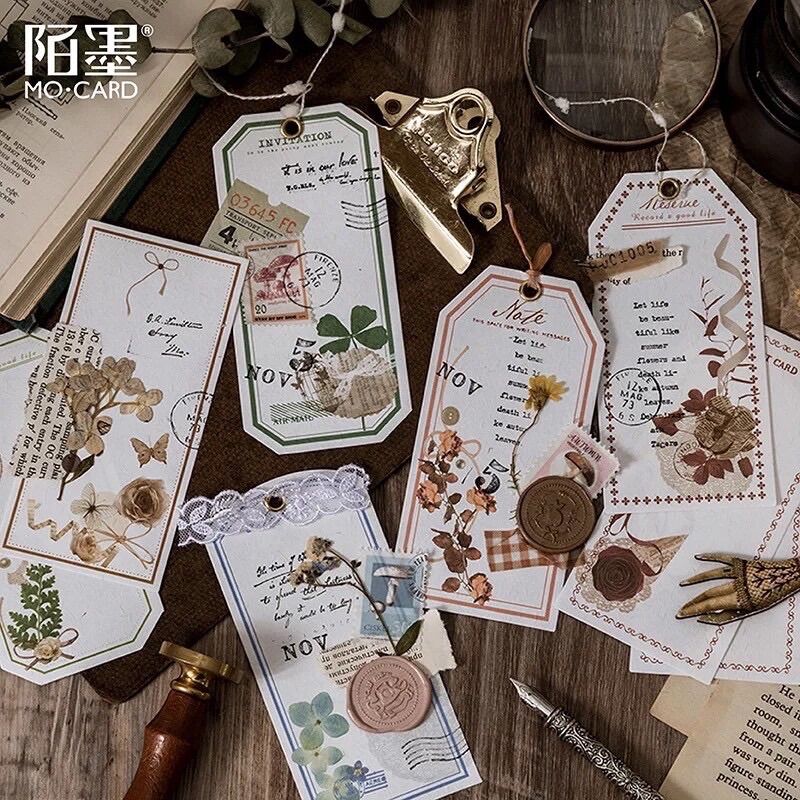 Set 30 Labels 3 Mẫu Cứng Cáp Có Thể Làm Bookmark