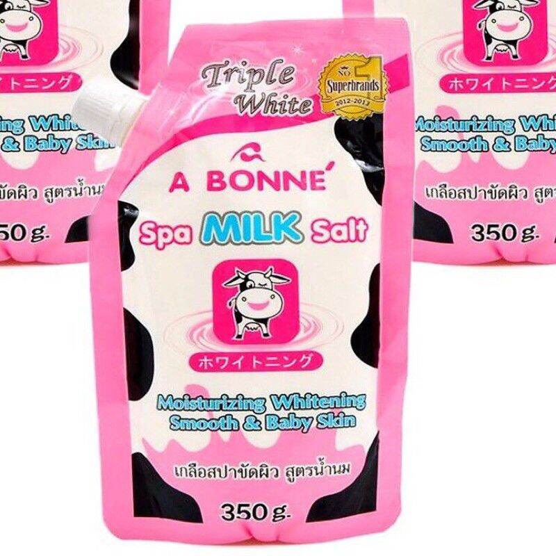 [Hcm]Muối Tắm Sữa Bò Tẩy Tế Bào Chết A Bonne Spa Milk Salt Thái Lan