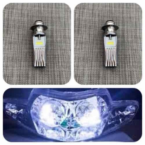 Đèn led xe wave 2 bóng cực sáng - bộ bao gồm 2 bóng led