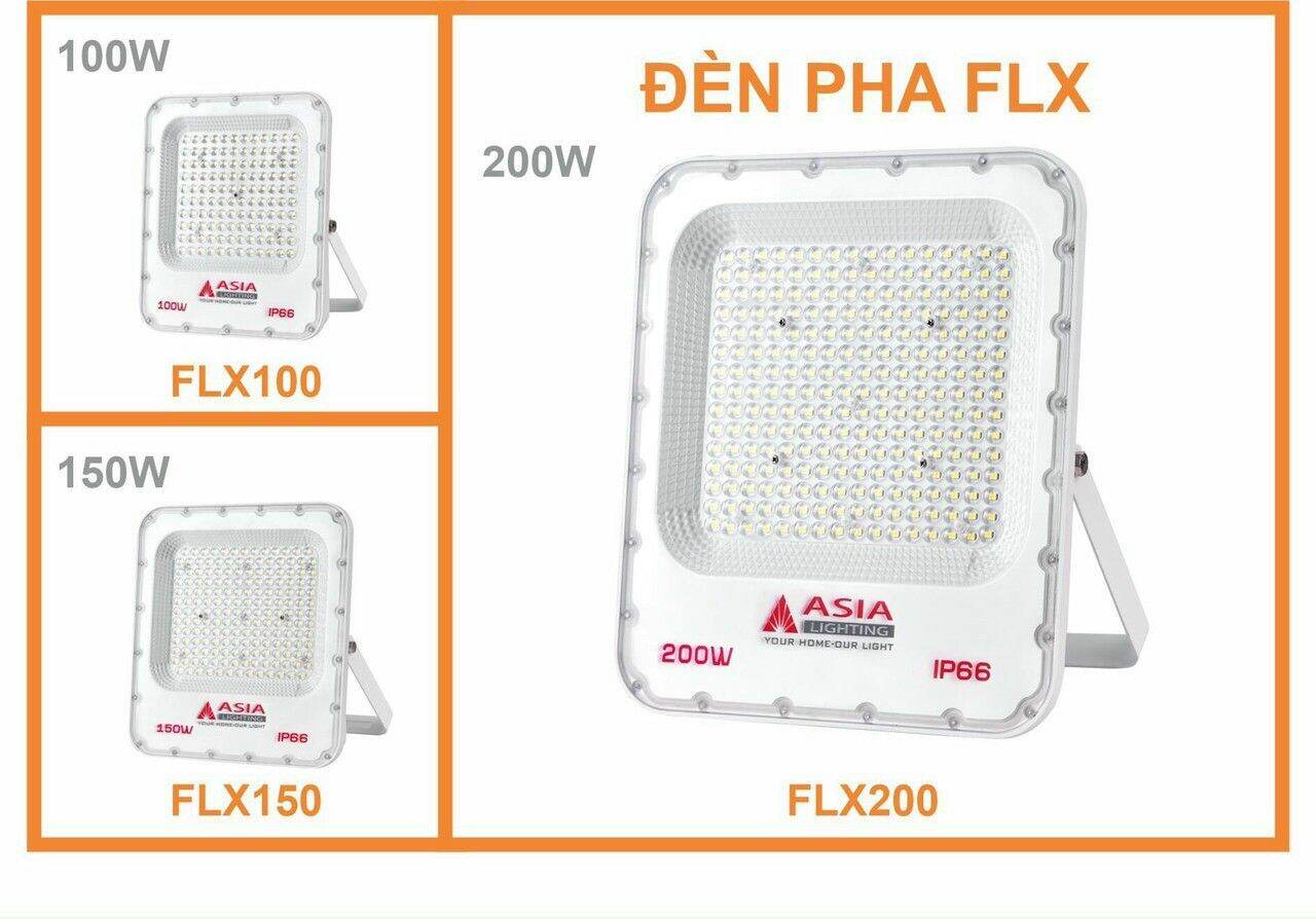 Đèn pha LED 150W FLX cao cấp ASIA– Màu trắng