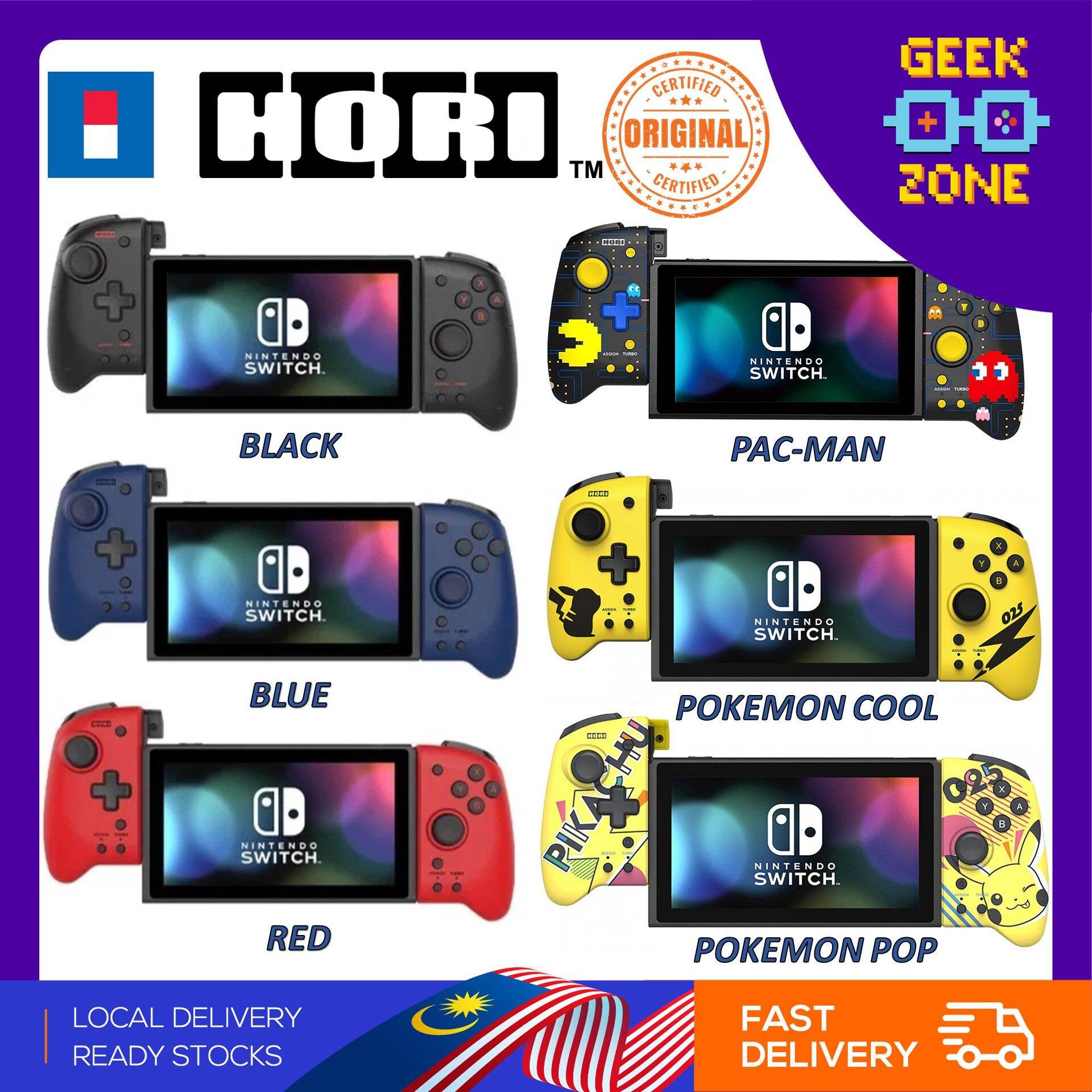 Tay cầm Split Pad Hori Nintendo Switch Pacman