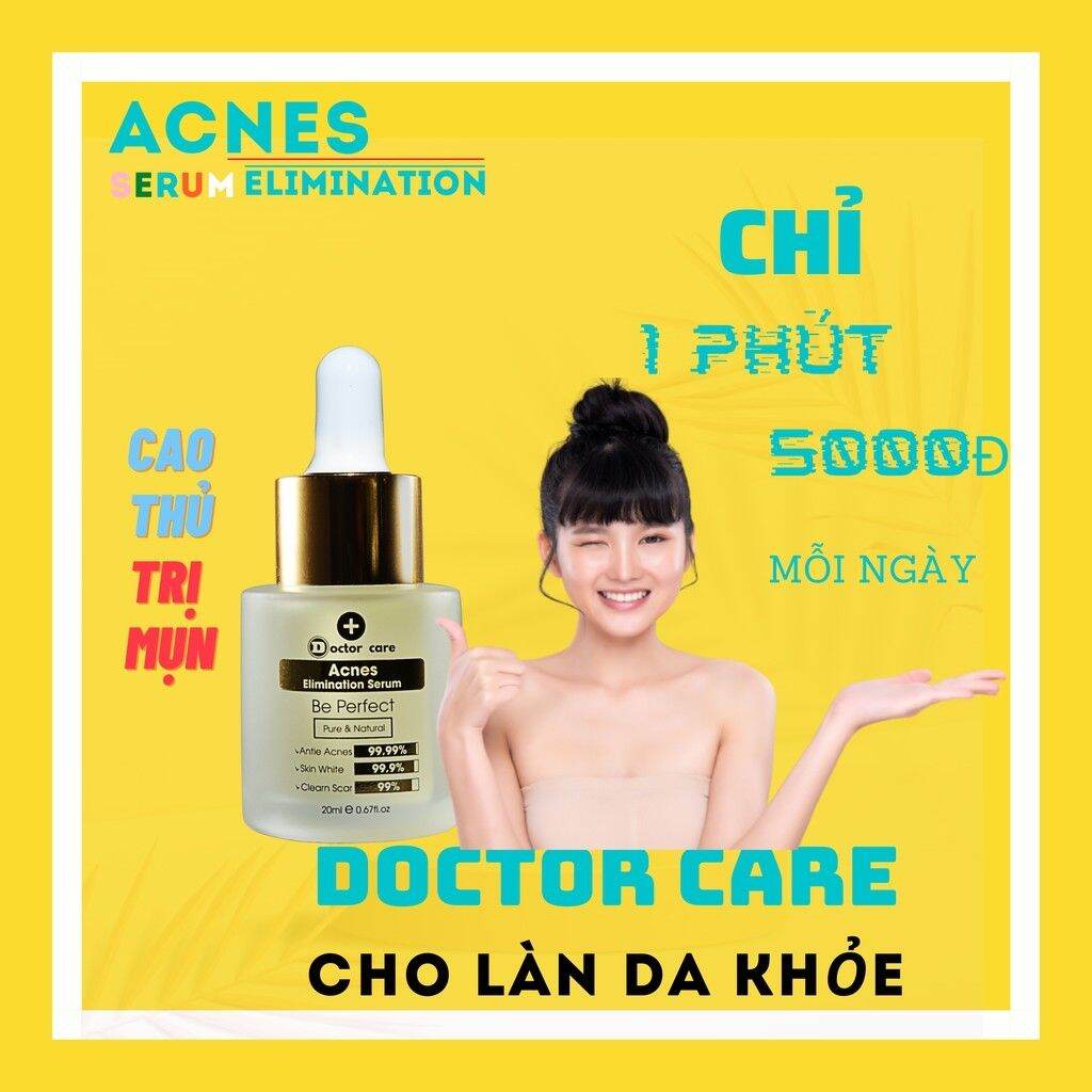 Serum mun cấp tốc 7 ngày liền sẹo mờ thâm mụn Docter Care ✔ 7 ngày hết sạch mụn thâm