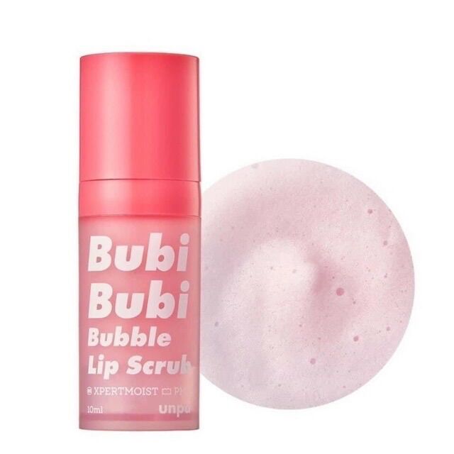 Sale sốc tẩy da chết sủi bọt thải độc môi Unpa Bubi Bubi Lip