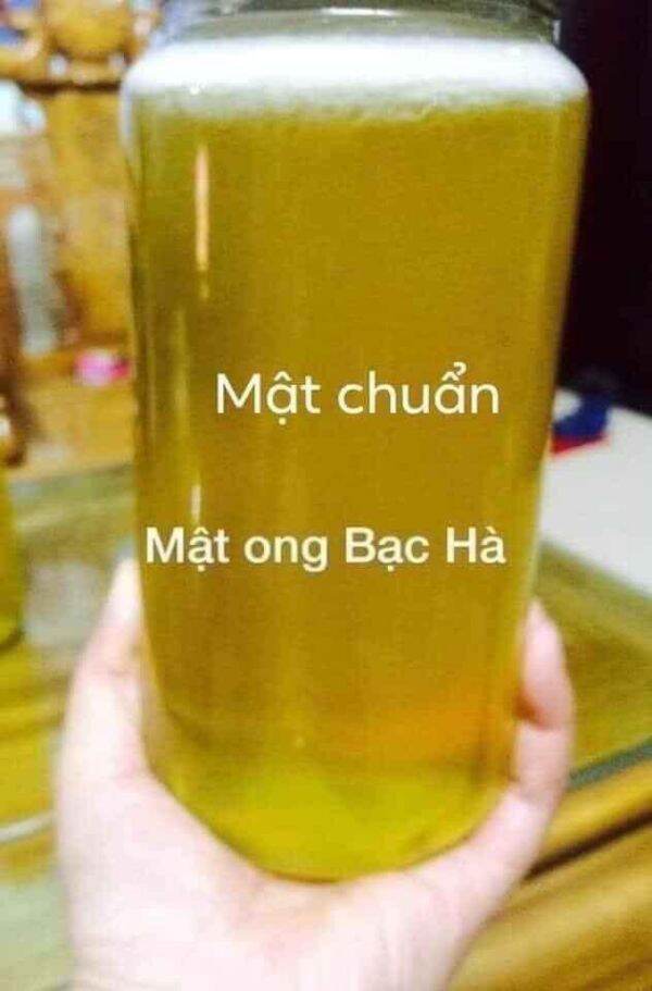 1 lít mật ong bạc hà chuẩn