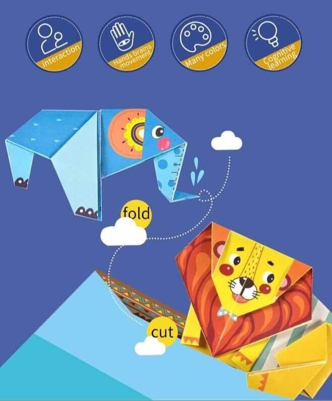 Bộ đồ chơi gấp giấy 3D
