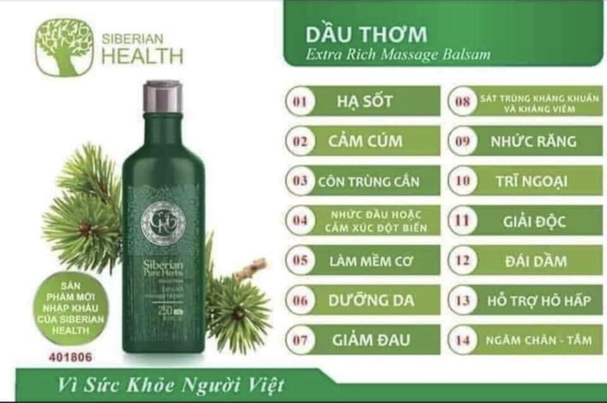 Dầu BALSAM -Siberian Pure Herbs