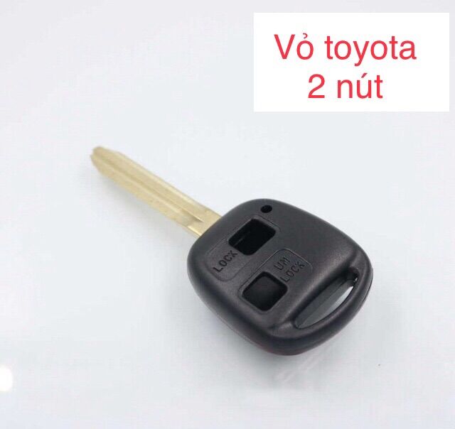 Vỏ chìa khoá TOYOTA ( 2 nút ) xe Prado , Land Cruiser , Yaris