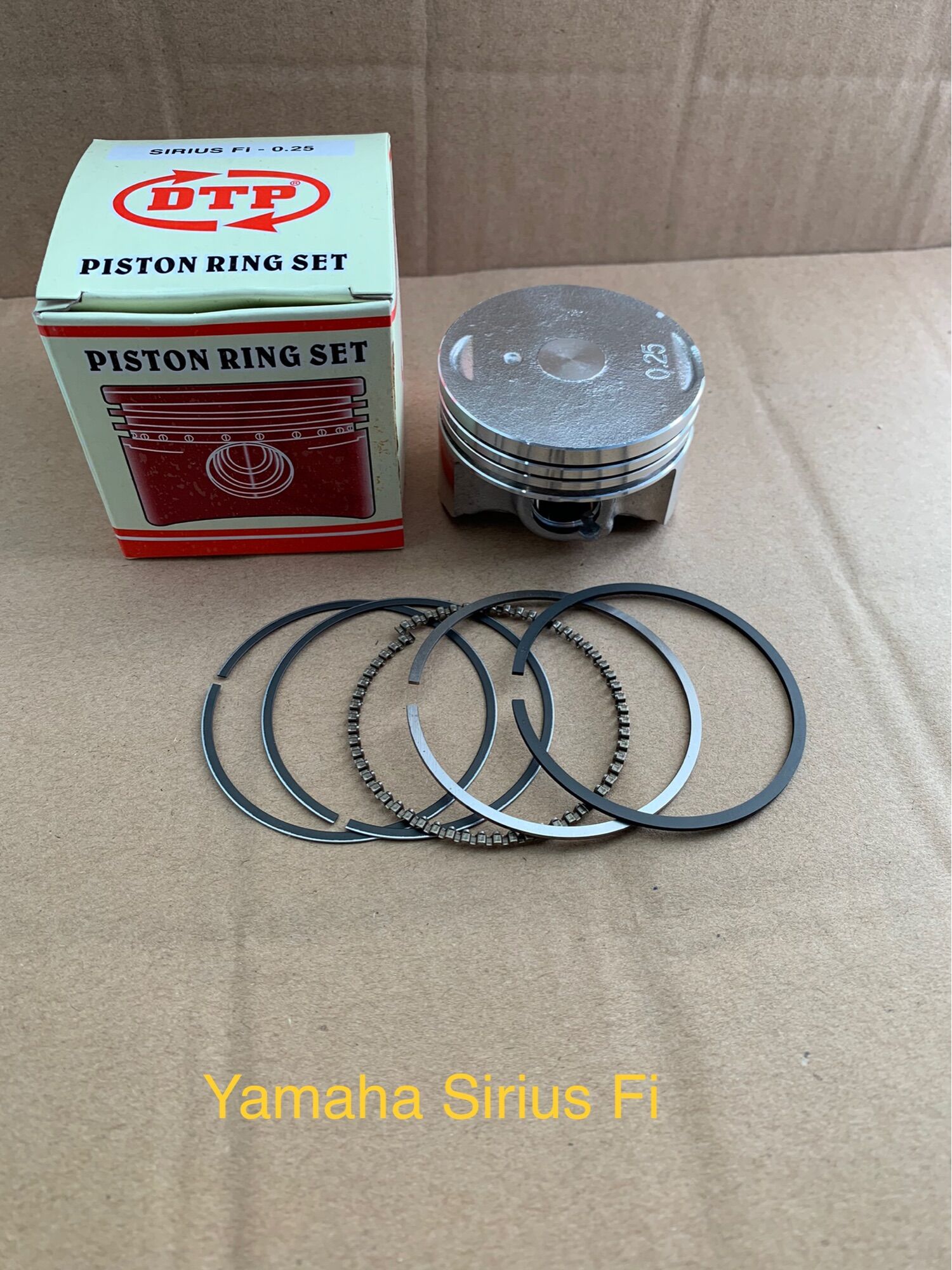[HCM]Bộ piston (xéc măng) dành cho xe YAMAHA SIRIUS Fi