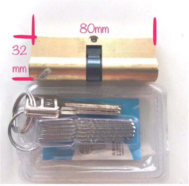 Ruột khoá 80mm thay thế cho ruột khoá của tay gạt