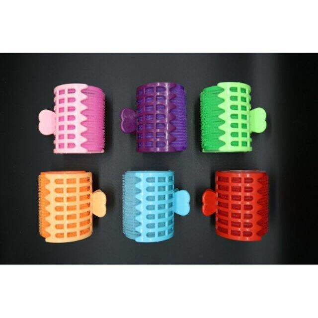 LÔ DÍNH CUỐN TÓC CÓ KẸP LOẠI ĐẠI (BỘ 2 CÁI)