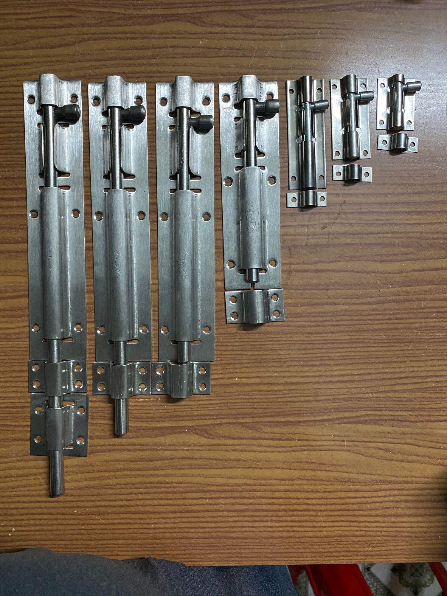 Chốt cửa inox dạng thẳng nhiều kích thước giá rẻ