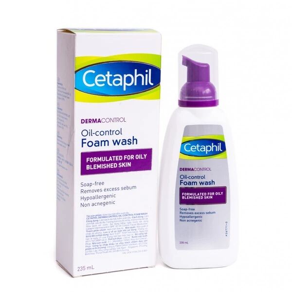 Sữa Rửa Mặt Tạo Bọt Cetaphil Dermacontrol Oil Control Foam Wash (235Ml)