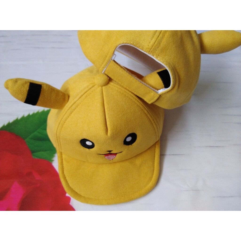 [HCM]Nón Kết Mỏ Mềm Pikachu Cho Bé Dể Thương 1t đến 3t