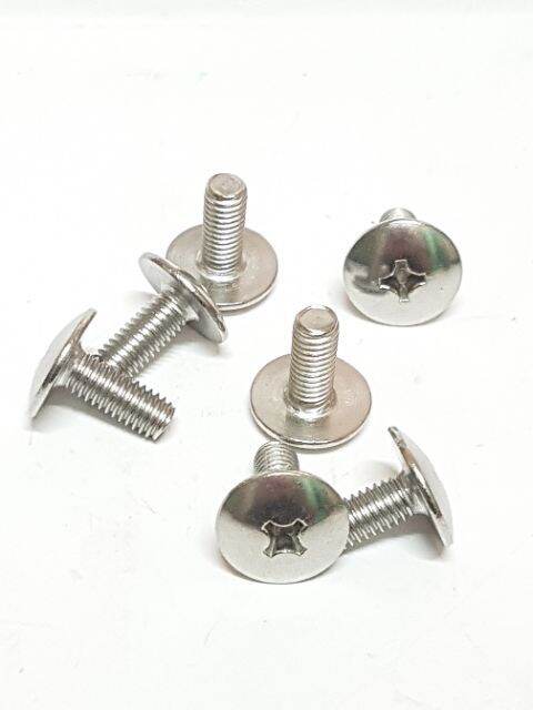 Ốc dù inox lớn 6ly x2cmx 50.con