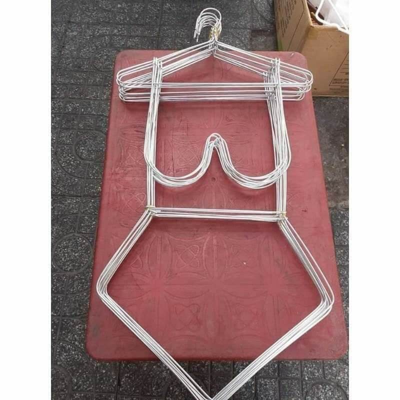 #moc treo đồ bộ  đầm váy đồ bikini  ( 10 cái móc) phối sét bộ người lớn bằng nhôm  bề đẹp