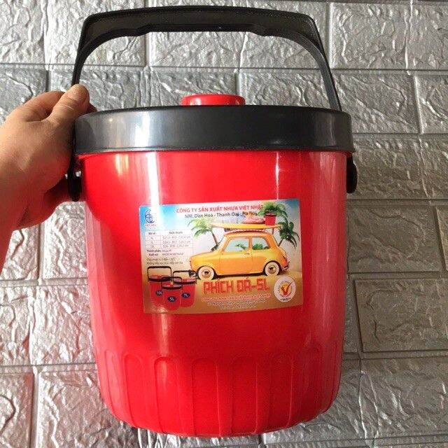 phích đá việt nhật tròn 5 Lít