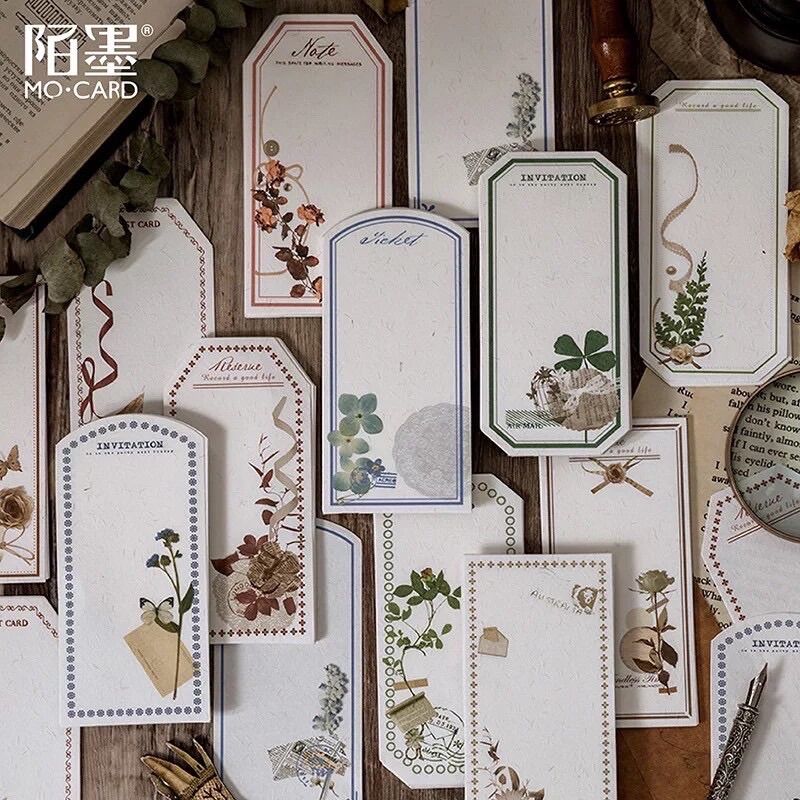 Set 30 Labels 3 Mẫu Cứng Cáp Có Thể Làm Bookmark