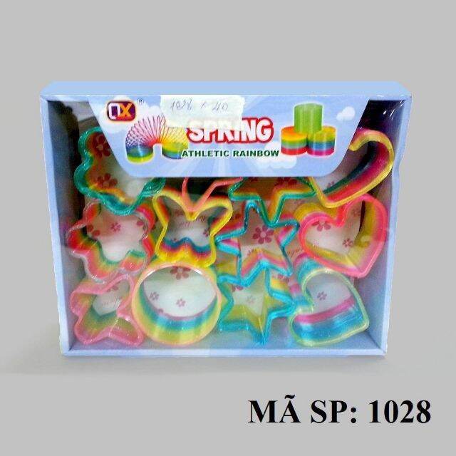 Đồ chơi cầu vồng lò so cao cấp ( đường kính 7cm)