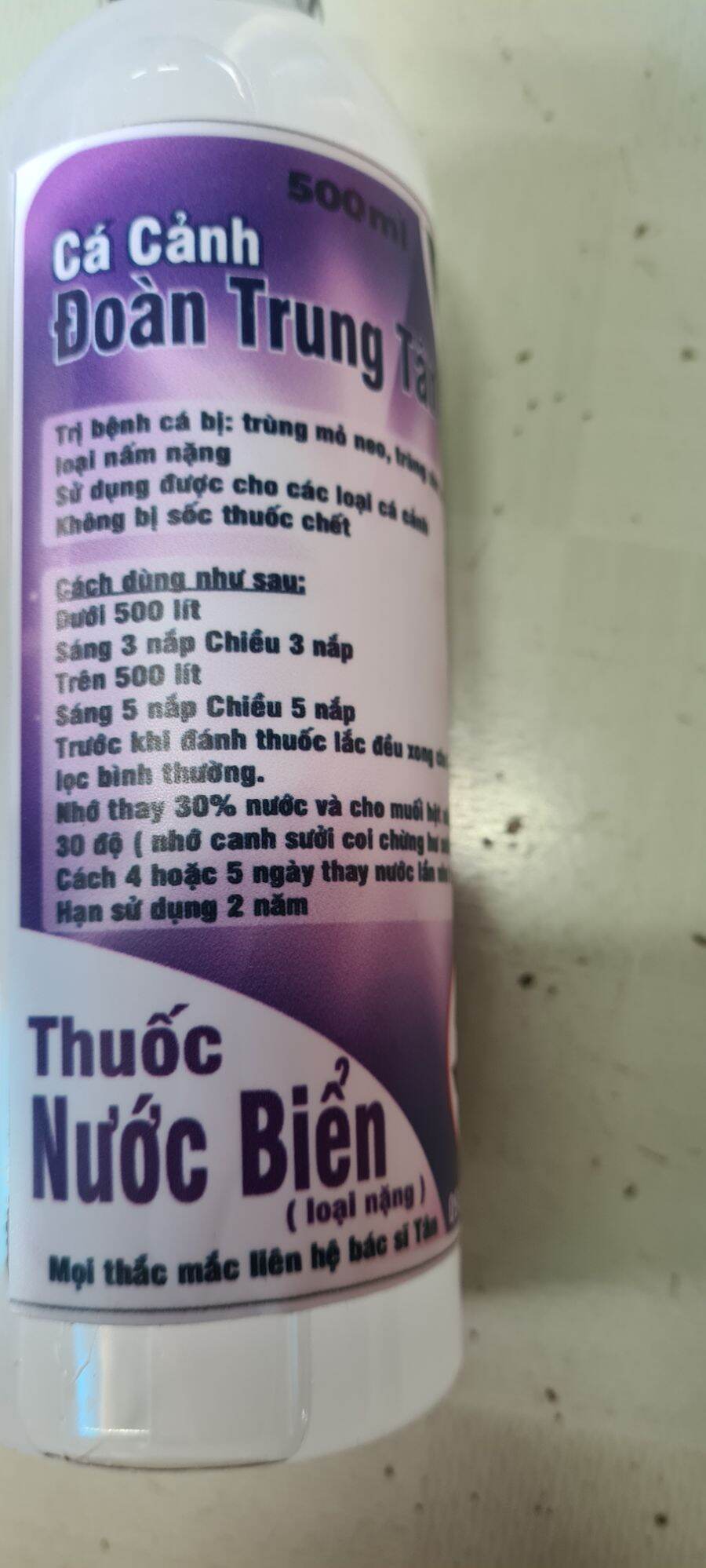 [HCM]Chế phẩm nước biển diệt kí sinh trùng hồ cá