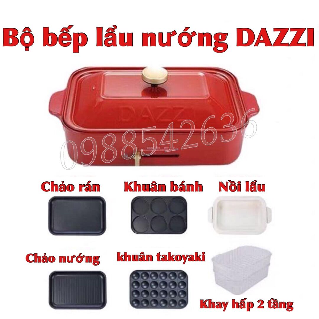 Bộ bếp dazzi 6 khay - sẵn