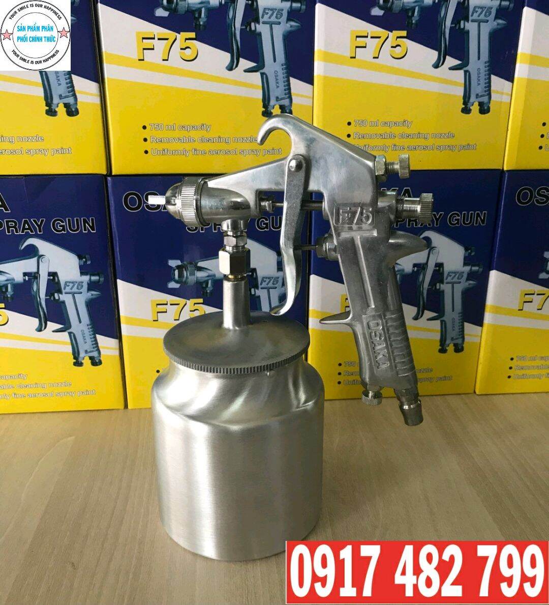 [HCM]DỤNG CỤ PHUN SƠN F75 OSAKA