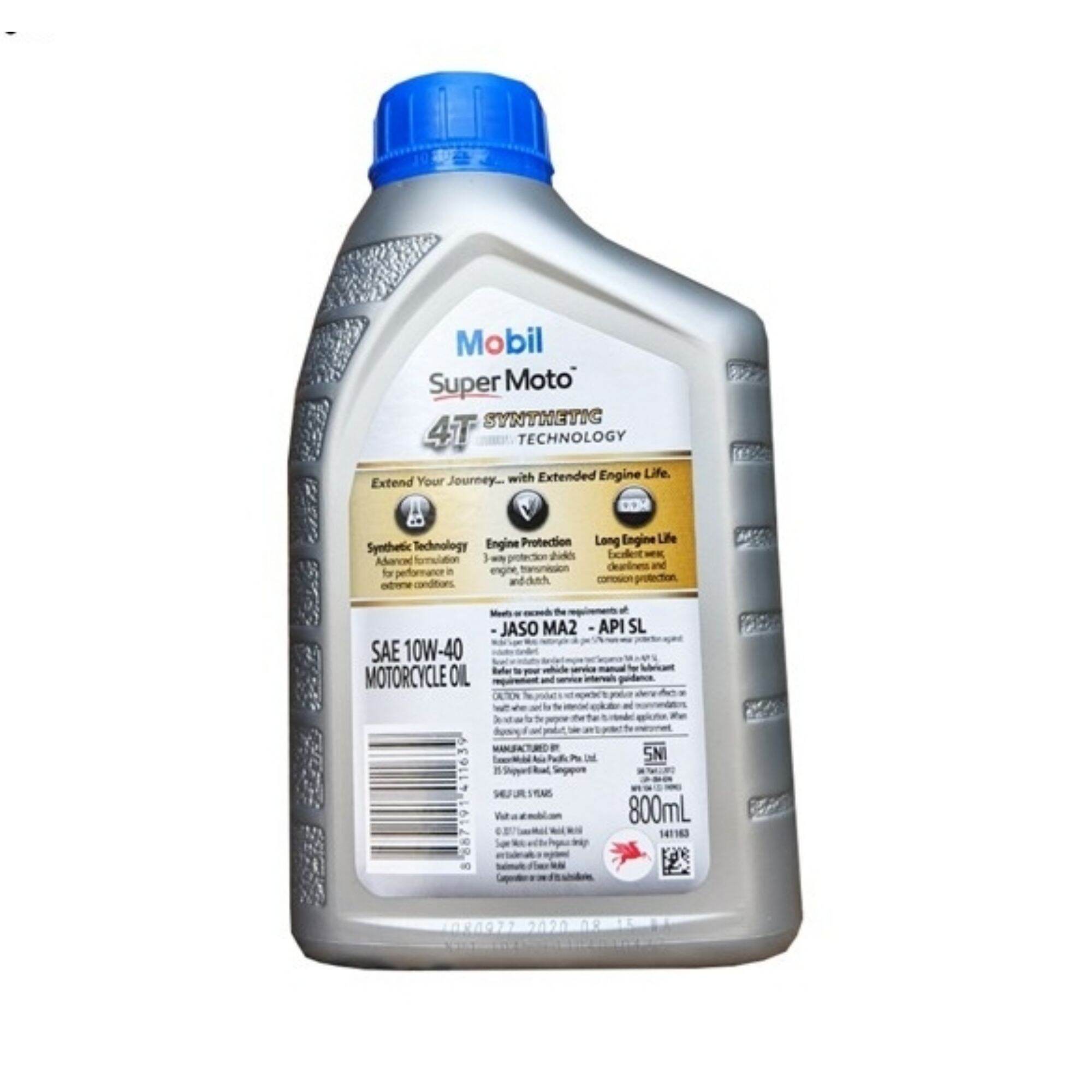 [Dạng Thùng]Nhớt Super Moto Mobil 10W40 ( 1 thùng 12 chai)