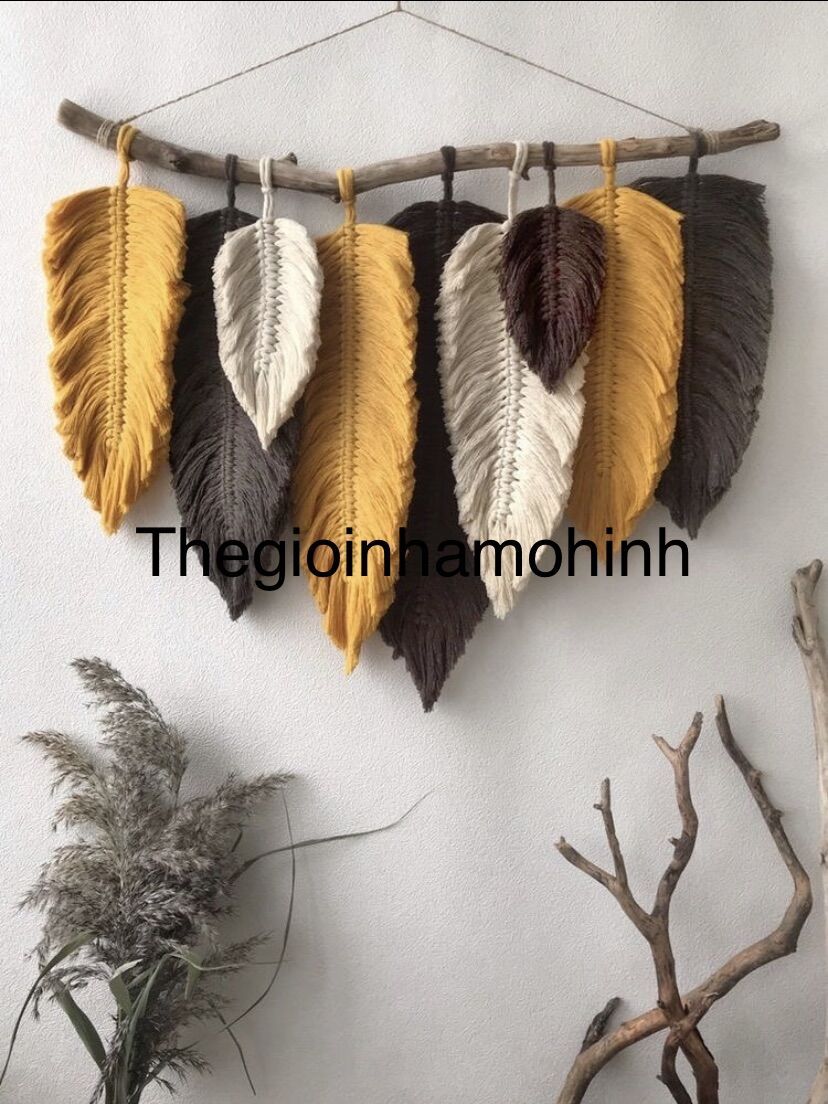 Macrame treo trang trí decor không gian sống