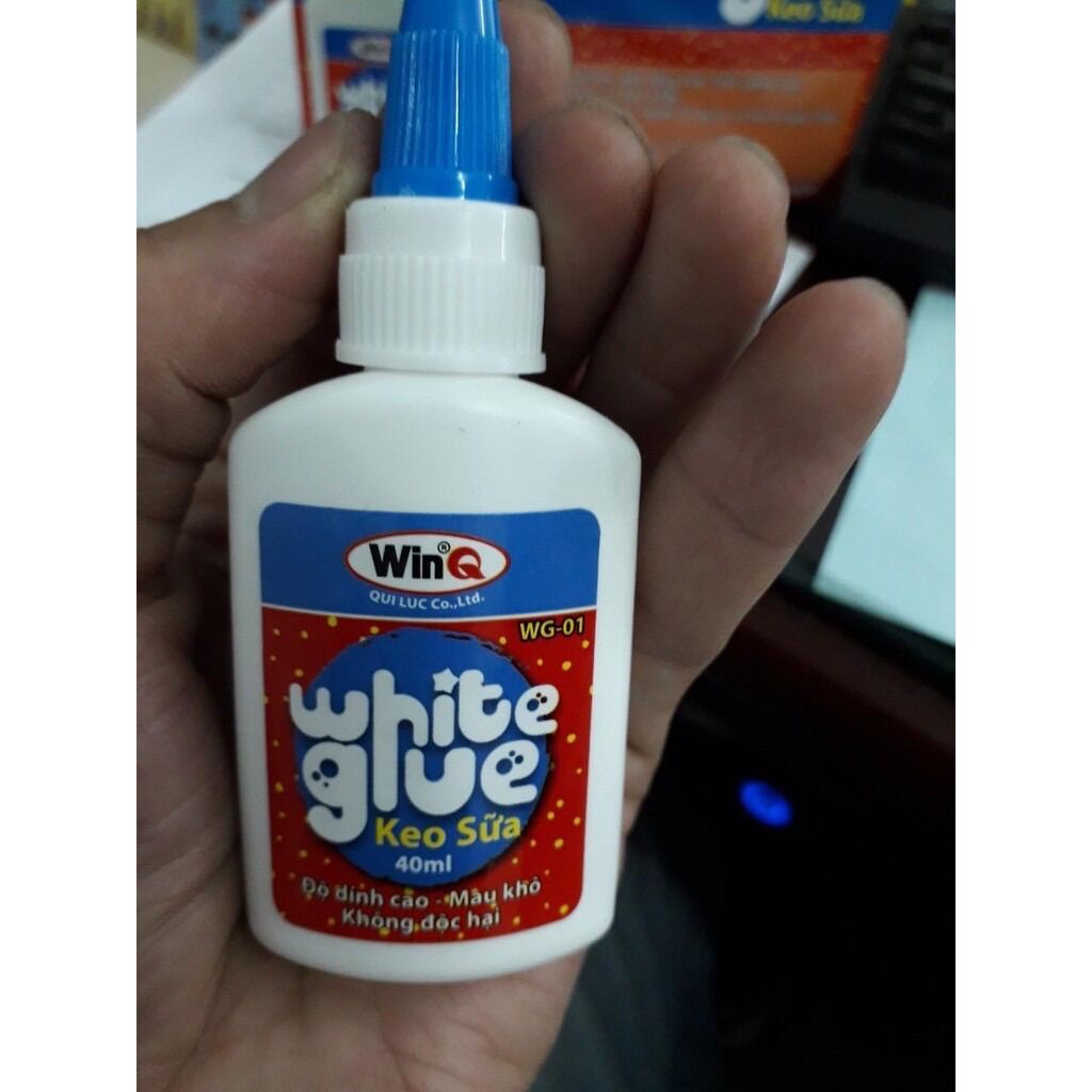 [HCM]Keo sữa white glue 40 ml ( dùng để dán giấy viền giấy dán tường )