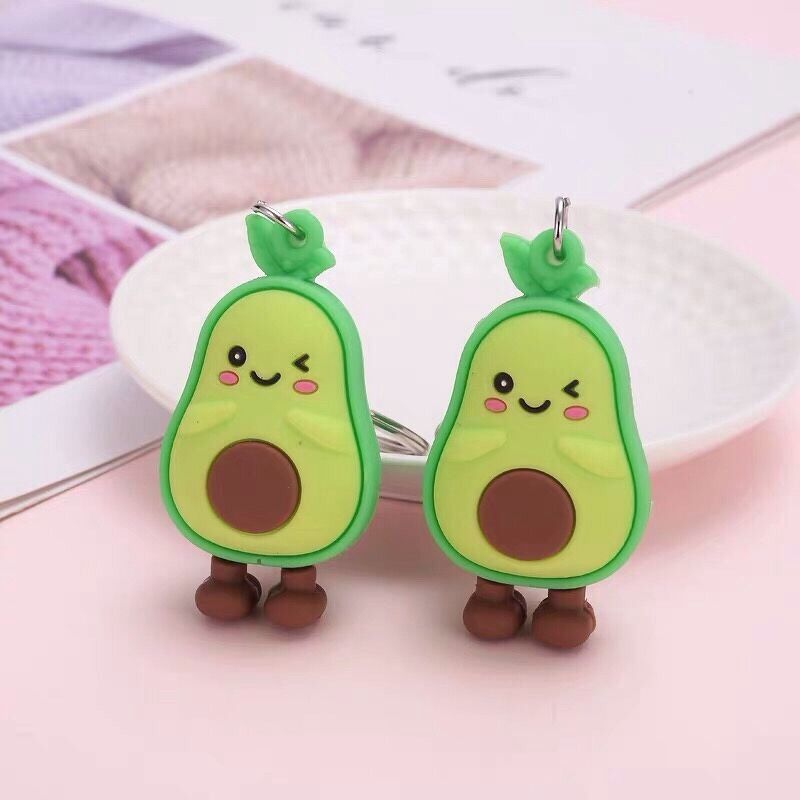 Móc Khoá Nhựa Dẻo Đủ Mẫu Siêu Dễ Thương
