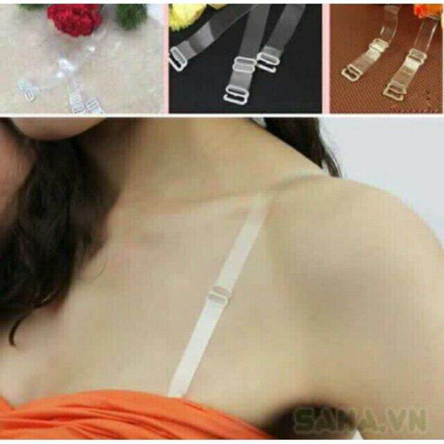 Dây áo lót trong suốt sợi dẹt