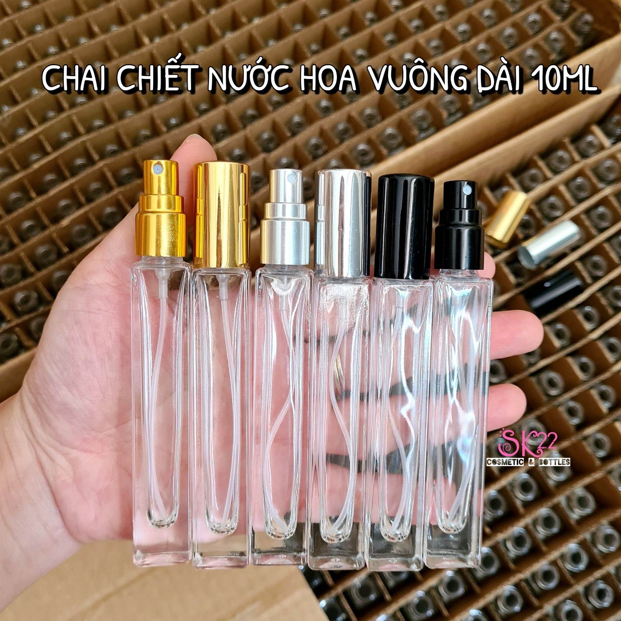 🥕CHAI CHIẾT NƯỚC HOA VUÔNG/TRÒN DÀI 10ML🥕