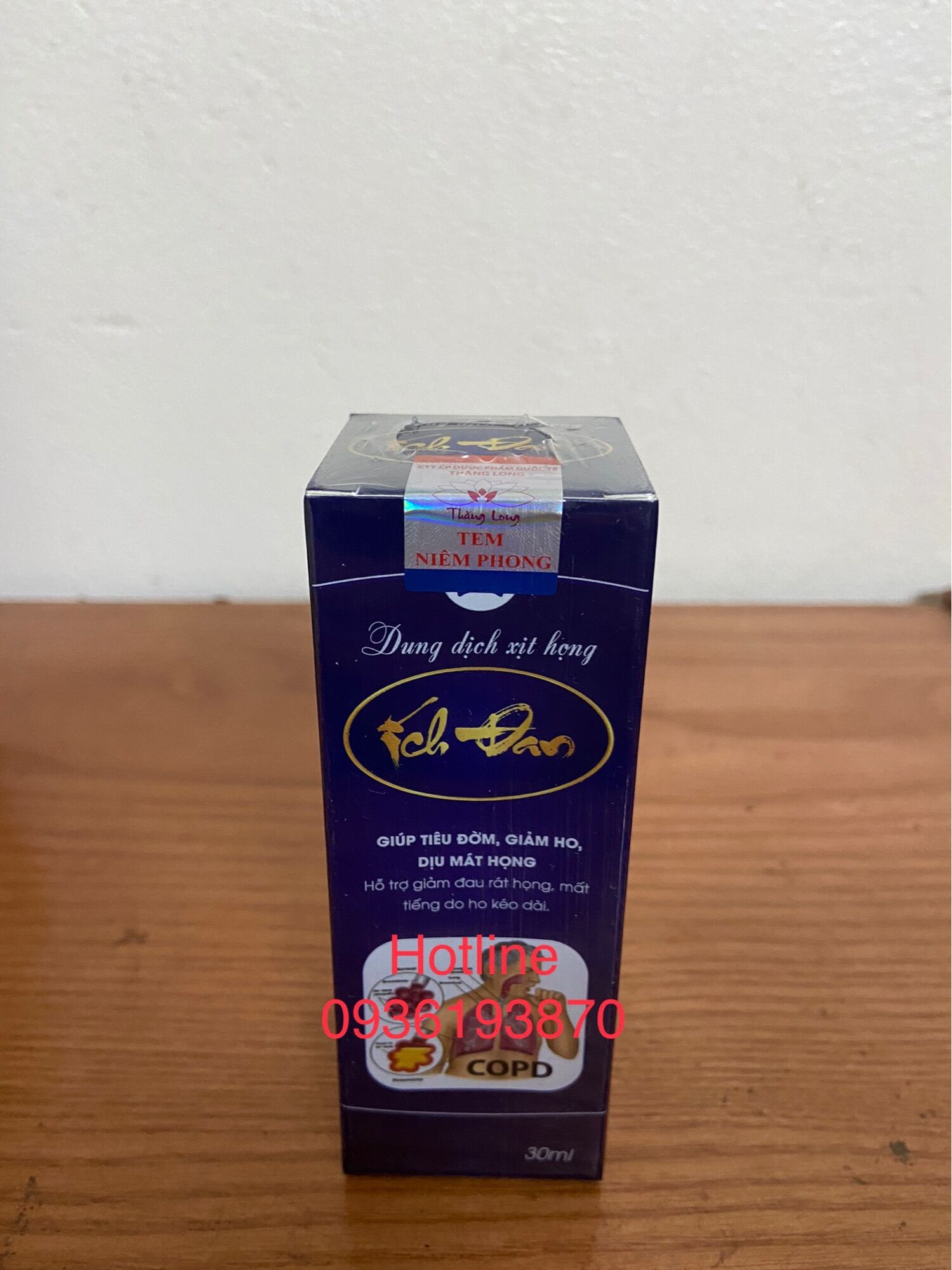 XỊT HỌNG ÍCH PHẾ ĐAN