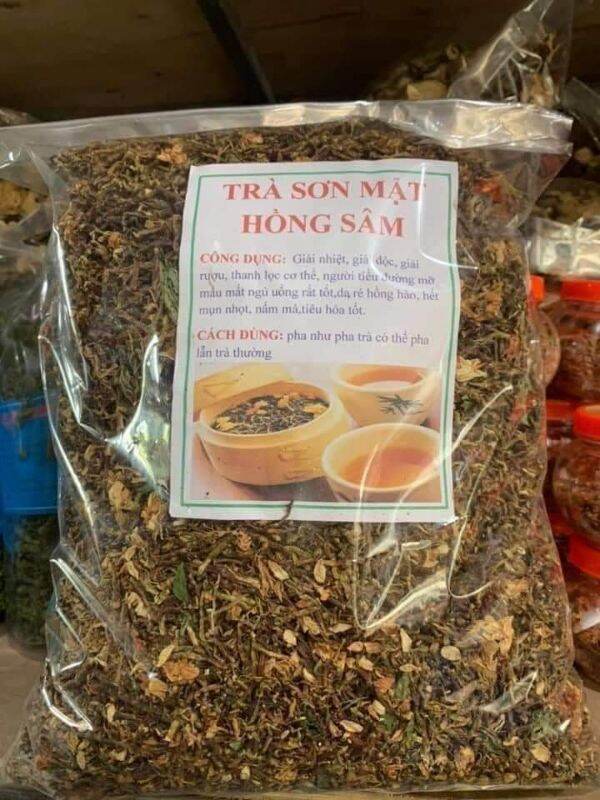 500g trà sơn mật hồng sâm