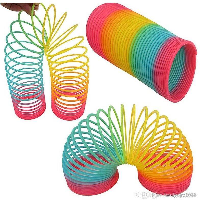 Đồ chơi cầu vồng lò so cao cấp ( đường kính 7cm)
