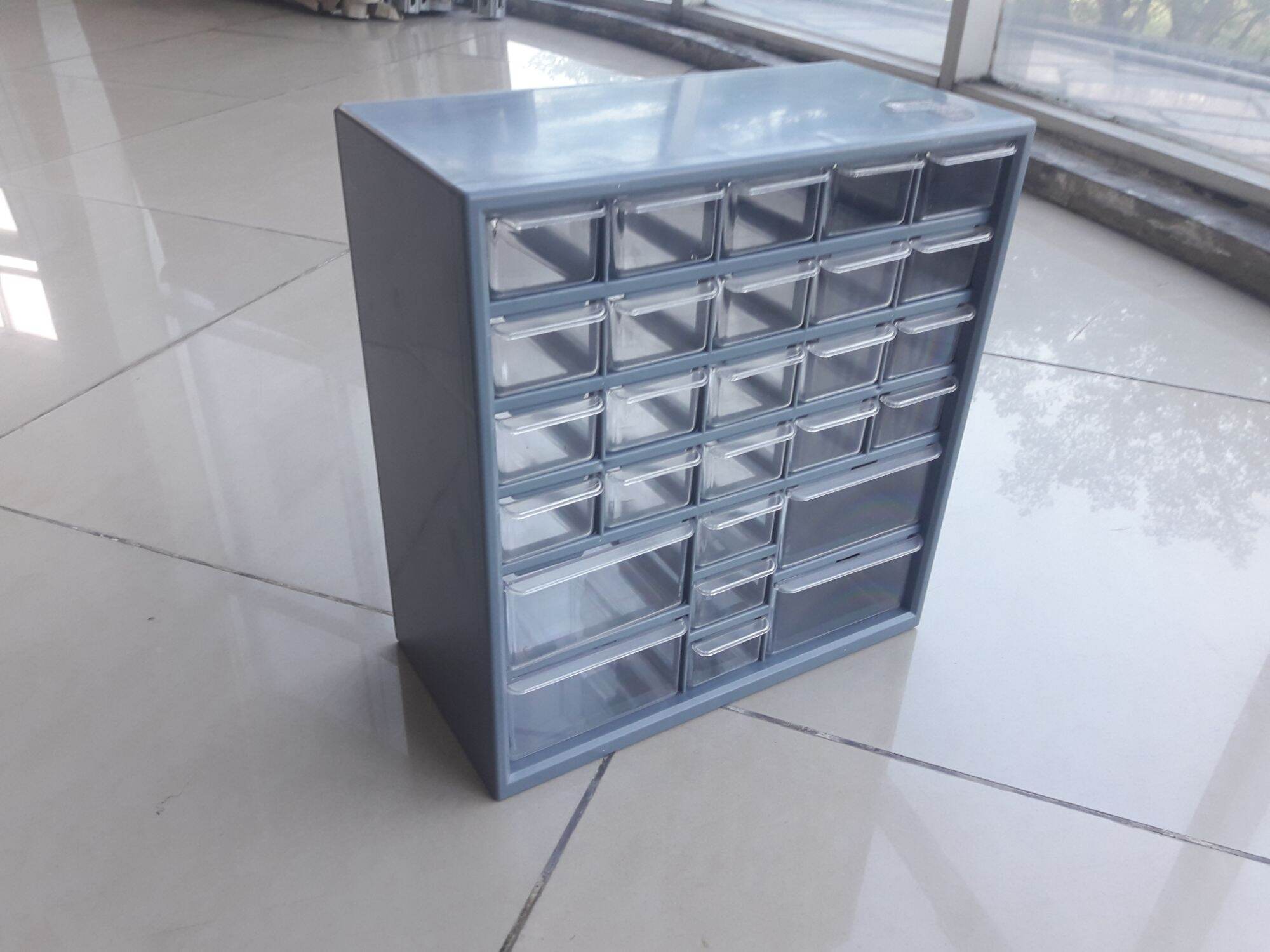 Tủ nhựa mini 27 ngăn trong suốt nhiều hộc nhỏ Duy tan