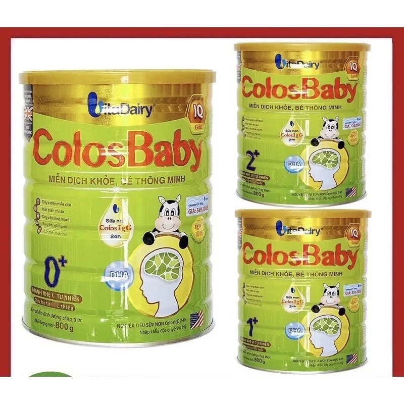 [HCM]Sữa bột Colosbaby IQ 012 800g