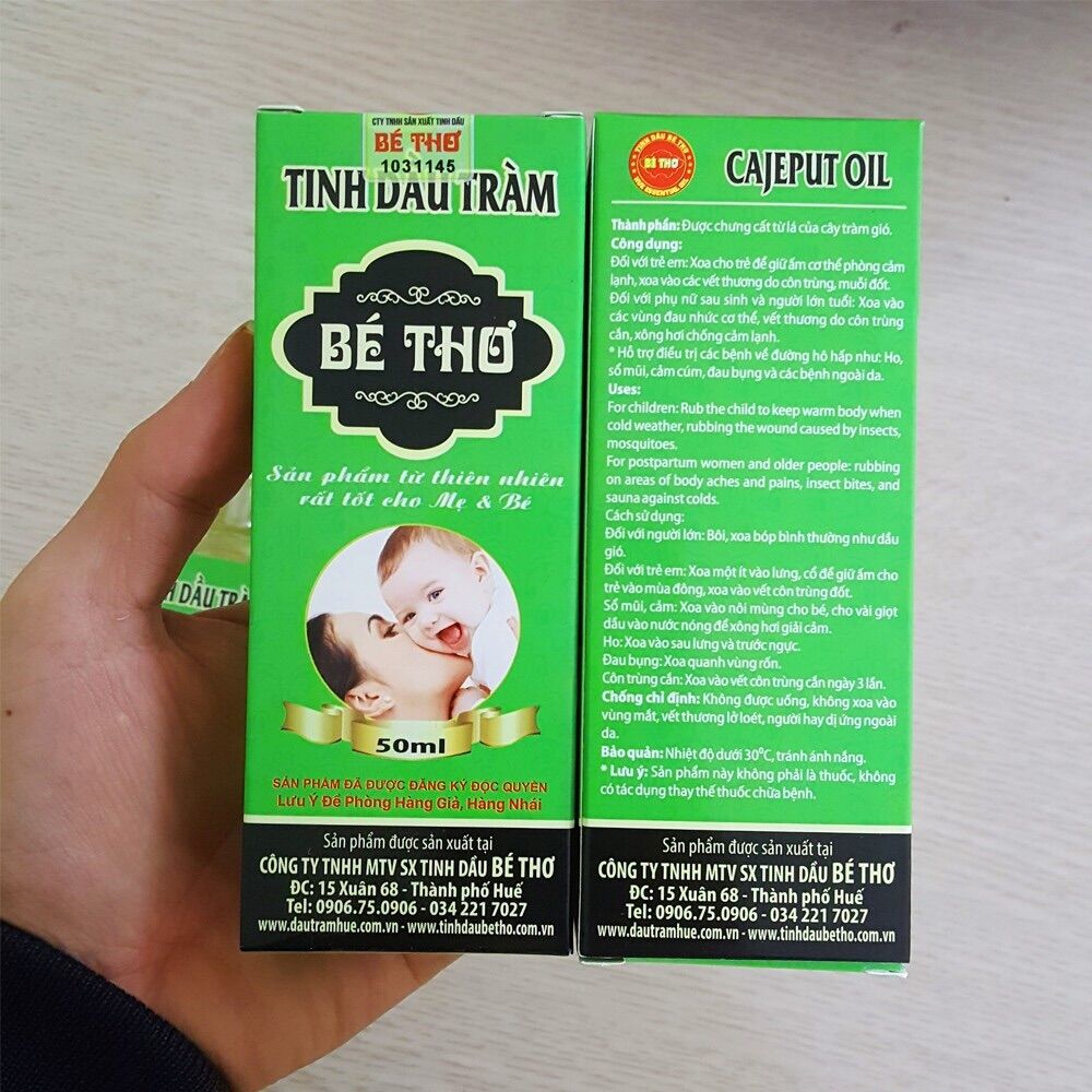 Tinh dầu tràm Bé Thơ loại 50ml