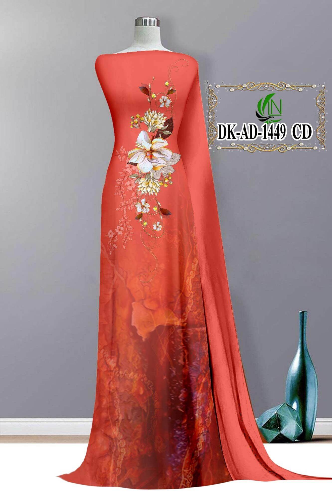 [HCM]Vải Áo Dài 3D Bộ