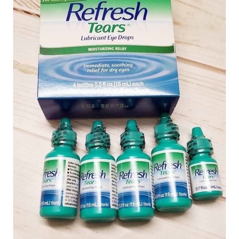 [HCM]Nước nhỏ mắt nhân tạo Refresh [hàng Mỹ] 1lọ 15ml