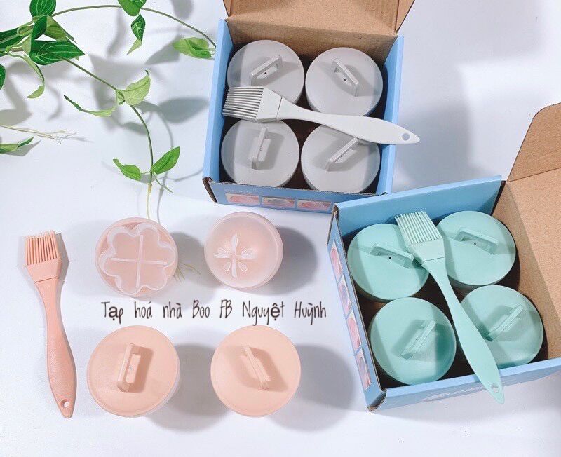 Khuôn hấp trứng , làm bánh cho bé ( hình con vật)