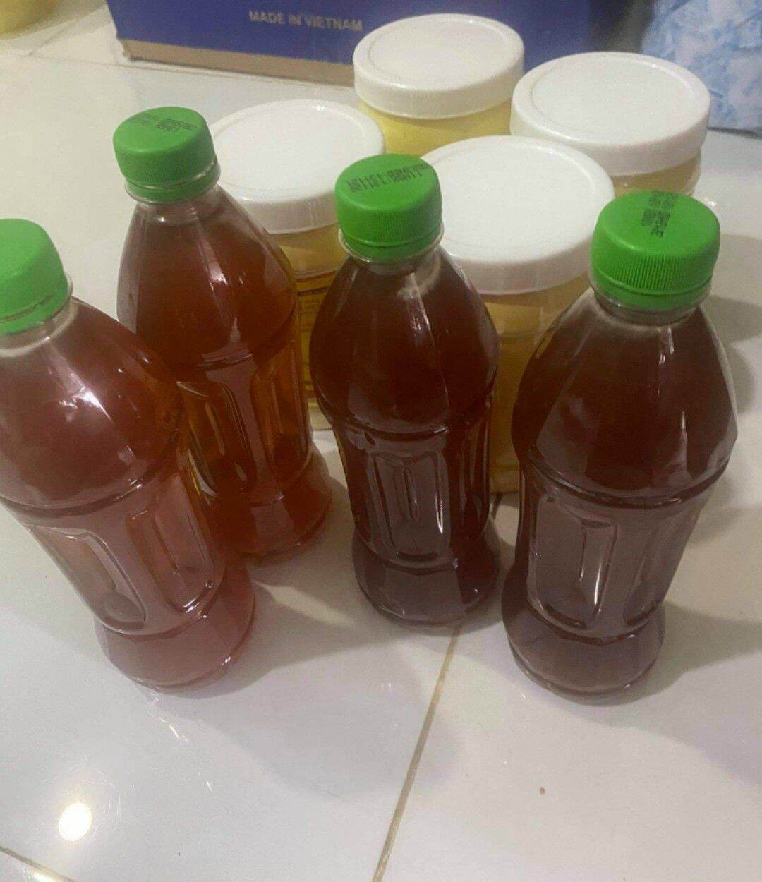 Mật ong ruồi rừng 450ml (1 chai loại trà xanh)