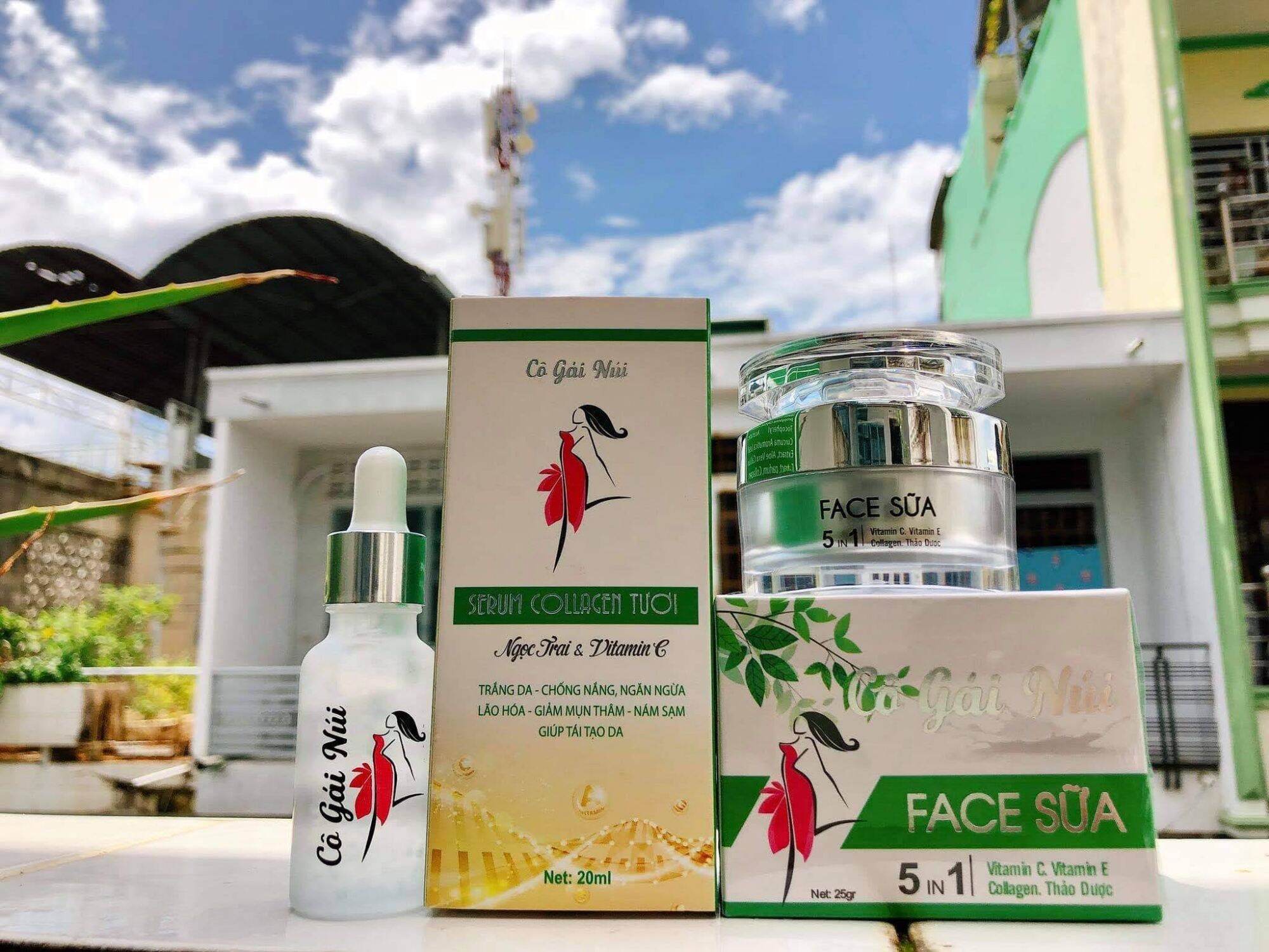 Combo Kem Face Sữa + Serum Cô Gái Núi