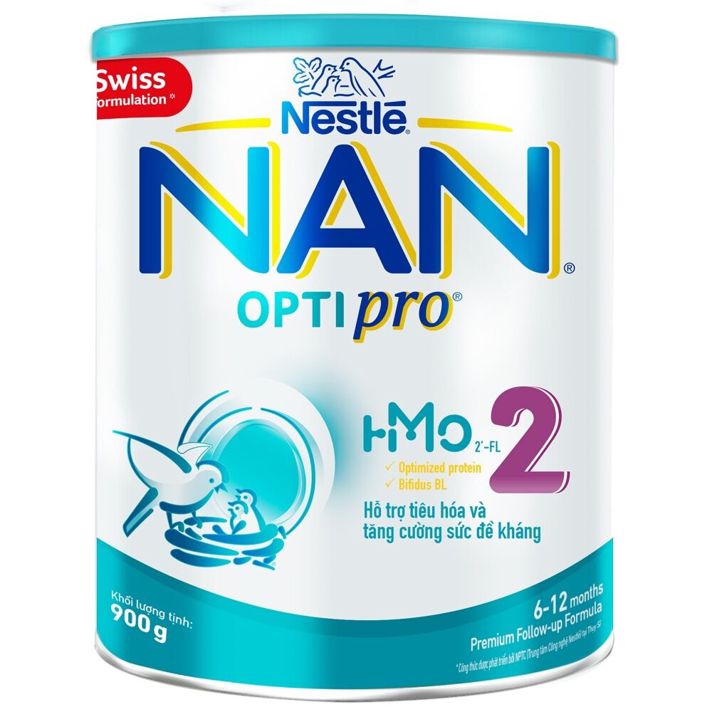 Sữa Bột Nan Optipro 2 HMO 900g